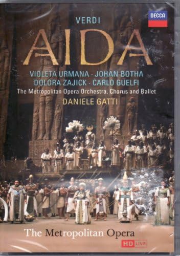 Amazon.com: Verdi: Aida [Blu-ray] : Violeta Urmana, Roberto