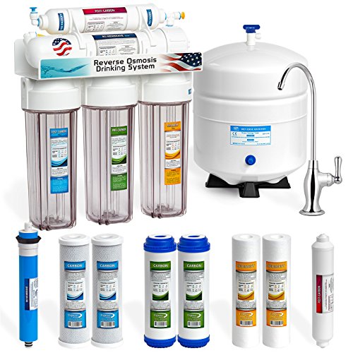 With Faucet And Tank &ndash; Under Sink Water Filter &ndash; Plus 4 