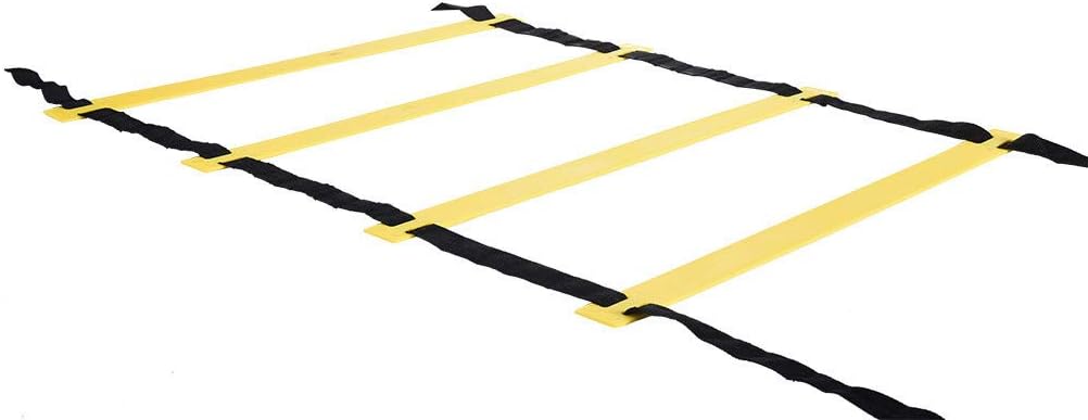 Pro Agility Ladder Agility Training Ladder,Fitness Agility Ladder Speed Training Equipment Set with Carrying Bag - Includes Exercise Footwork Ladder, Dual Resistance Parachute (4m)