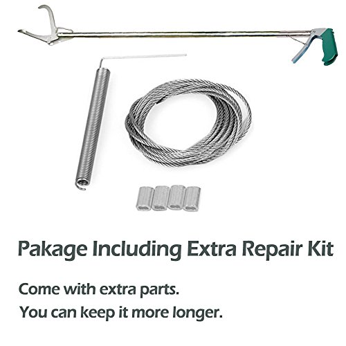 IC ICLOVER 47 Inch Snake Tong +39 Inch Snake Hook, 47 Inch Heavy Duty Professional Grabber &39 Inch Collapsible Snake Hook, Best Tool Set for Moving Rattle Snake Corn Snake Kingsnakes Lizard Reptiles - Thumbnail 7