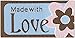 Blumenthal Lansing Iron-On Lovelabels 4-Pack: Made With Love Flower