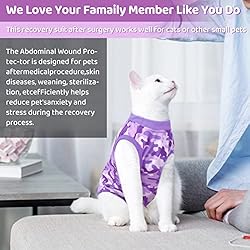 SUNFURA Camo Printed Cat Recovery Suit, Cat