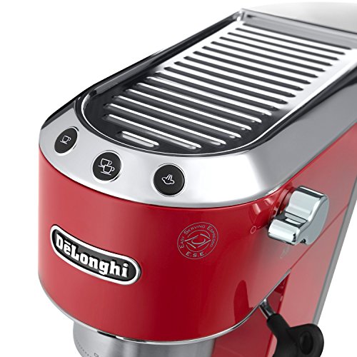 Delonghi EC680R DEDICA 15Bar Pump Espresso Machine, Red Pricepulse
