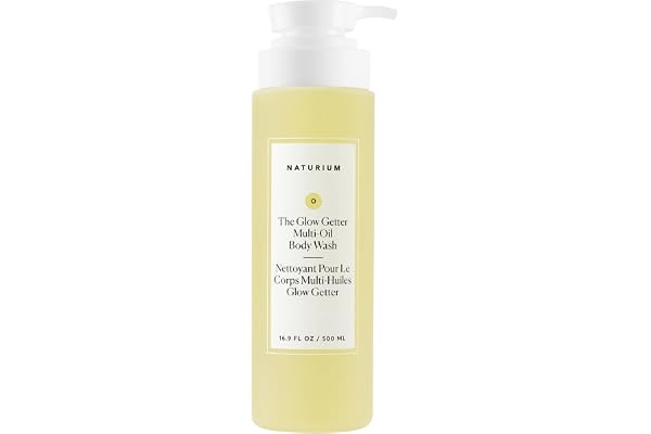 Naturium The Glow Getter Multi-Oil Hydrating Body Wash, Gentle Cleanser, 16.9 oz