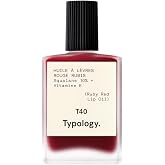 Typology T40 Moisturizing Lip Oil, Ruby Red, 10% Squalane + Vitamin E