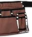 11 Pocket Brown 600D Polyester Kids Tool Belt, Work Apron Great for Pretended Play Role, with Adjustable Poly Web Belt Quick Release Buckle