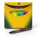 Crayola Bulk Crayons, Brown, 12/box