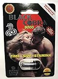 New Genuine Improved Black Cobra 9000 Sexual Enhancement Pill for Men - 6 PACKS