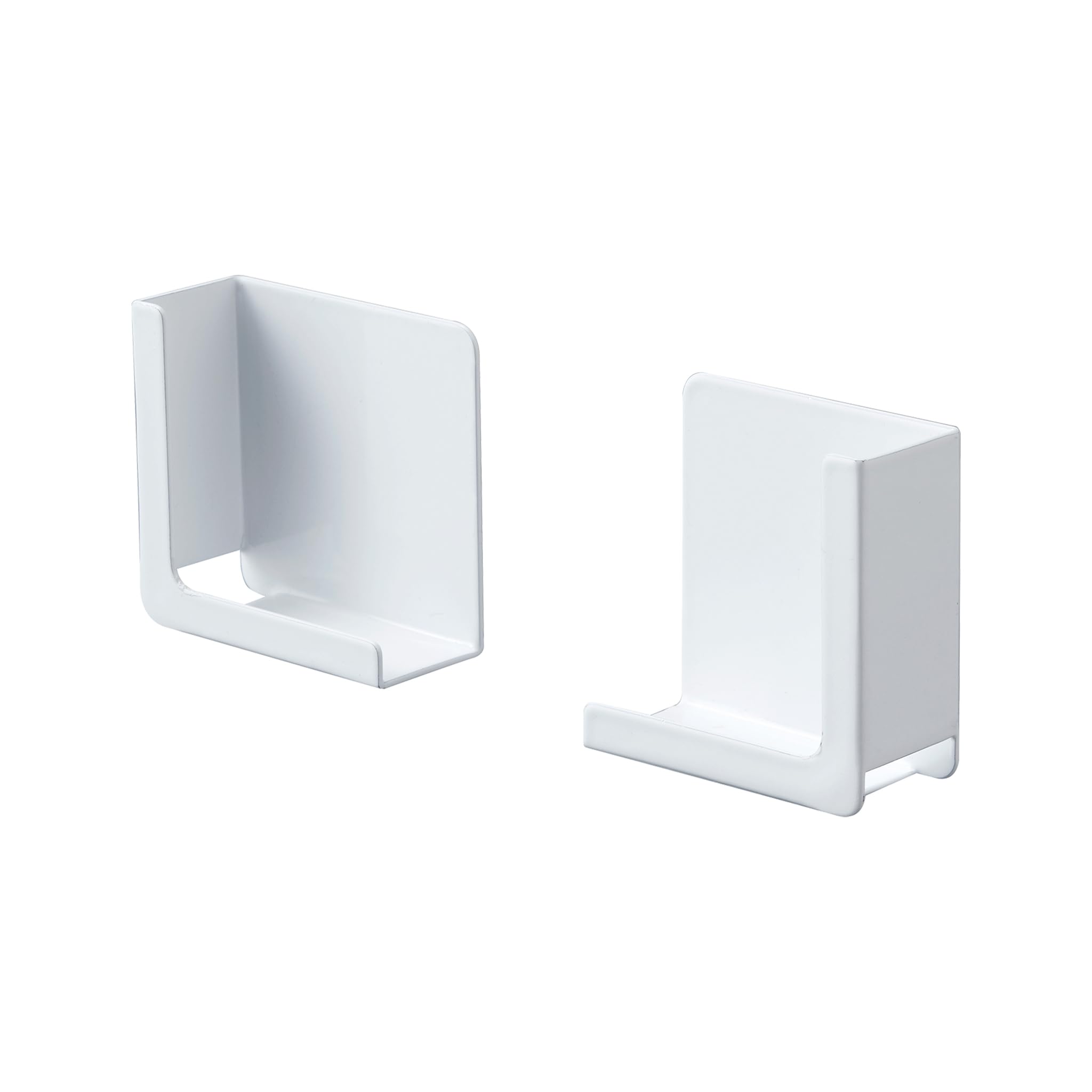 YAMAZAKI 4984 TOWER Magnetic Tablet Holder, white, Steel, Minimalist, 5 x 2.5 x 5 cm