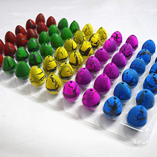 6Pcs Cute Magic Hatching Growing Dinosaur Eggs Novelty Gag Toys For Child Kids Educational Toys Gifts Add Water Growing Dinosaur