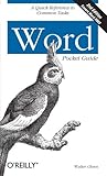 Word Pocket Guide by Walter Glenn