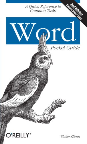 Word Pocket Guide by Walter Glenn