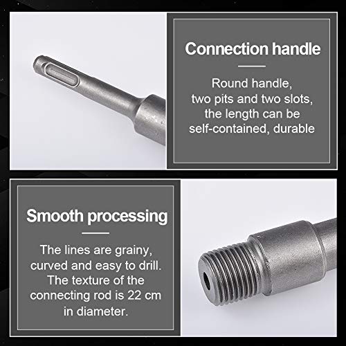 KATUR 30mm SDS Plus Shank Hole Saw Cutter Concrete Cement Stone Wall Drill Bit for Brick Concrete Cement Stone (30mm Diameter)