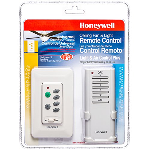 Honeywell Ceiling Fans 4001501 Combo Wall & Handheld Universal Remote