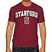 Campus Colors Stanford Cardinal Adult Arch & Logo Soft Style Gameday T-Shirt - Cardinal, X-Large