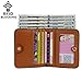 YALUXE Genuine Leather Small Wallets for Women Ladies Mini Coin Purse Cash Card Holder RFID Protected Compact Thin Pocket Size