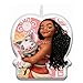 Disney Moana Deluxe MEGA Birthday Party Supplies Pack and Decorations for 16 includes Plates, Napkins, Cups, Cutlery, a Table Cover, a Candle, Swirl Decorations, and a Flower Garland