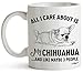 Chihuahua Mom Gifts Mug For Christmas Women Men Dad Decor Lover Decorations Stuff I Love Chihuahua Coffee Accessories Talking Art Apparel Funny Birthday Gift Home Supplies Products Dog Coffee Cup Mugs