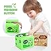 Peradix Money Bank Stealing Coin Cat Box Kitty Piggy Bank, Automatic Eating Coin Money Bank Saving Box Gift for Toddlers Children, English Speaking, Upgrade Green Color