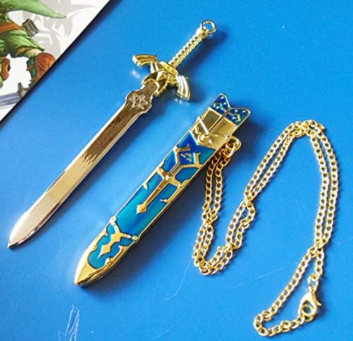 legend zelda necklace pendant chain key jewelry toys ornaments props sky (necklace