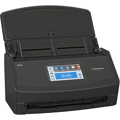 Fujitsu ScanSnap iX1500 Color Duplex Document Scanner with Touch Screen for Mac or PC, Black