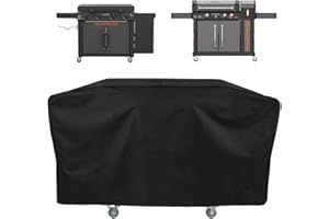DONSIQIZZ Griddle Cover for Blackstone 36" Culinary Griddle with Hood, 600D Heavy Duty Waterproof Flat Top Grill Cover for Blackstone 28" Griddle with Rangetop Airfryer