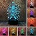 Dragon Ball Z Super Saiyan God Goku Action Figures 3D Table Lamp 7 Color Changing LED Night Light Baby Sleep Kids Toy Xmas Gifts