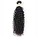 Golden Rule Brazilian Kinky Curly Hair Weave 100% Human Hair Extensions Natural Color Mixed Length (18 20 22)