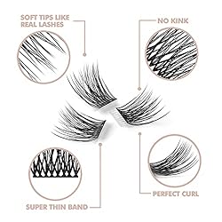 DIY Eyelash Extension, 3D Effect Glue Bonded Band