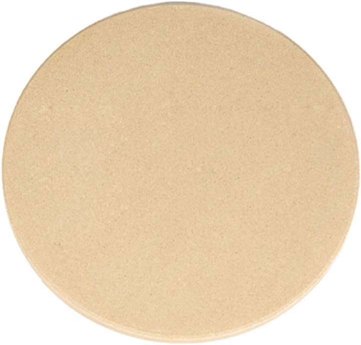 HomDSim 13" Round Extra Thick Pizza Stone for Oven & BBQ Grill (13 Inch - A)