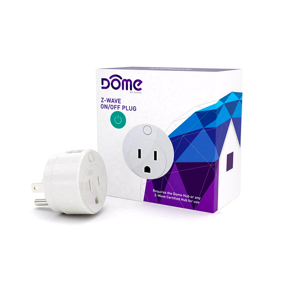 Dome Home Automation On/Off Plugin Switch with Energy Monitoring, Z