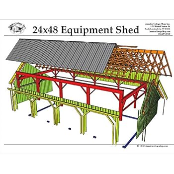 Step-By-Step DIY PLANS - Timber Frame Post and Beam