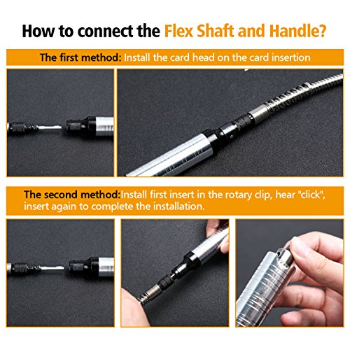 image for Flexible Flex Shaft for Electric Drill Rotary Tool，Drillpro Flex Sha