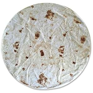 122cm Polyester Mexican Burrito Blanket Comfort Food ...