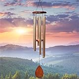 Havasu Wind Chimes for Patio and Garden from UpBlend Outdoors - Beautiful Outdoor Home Decor - 38" Hand Tuned Chime - Durable - Large size