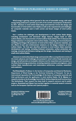 Advances in Wind Turbine Blade Design and Materials (Woodhead Publishing Series in Energy)