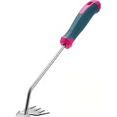 2026 Upgraded Weed Puller Tool, 4 Teeth Hand Weeder Tool | Ergonomic Handle, Heavy-Duty Stainless Steel Weed Remover for Garden, Lawn, Yard, Flower Bed &amp; Vegetable Planting