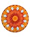 Kinetic Hanging Metal Wind Spinner Garden Patio Lawn 3D Decoration Indoor Outdoor Gift Eye Catching Crafts Ornaments Sunflower & Peacock Gold 12 Inch