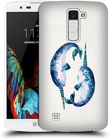 Official Cat Coquillette Blue Narwhals Sea Hard Back Case for LG K10 / K10 Dual SIM