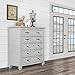 Evolur Madison Tall Chest, Antique Grey Mist
