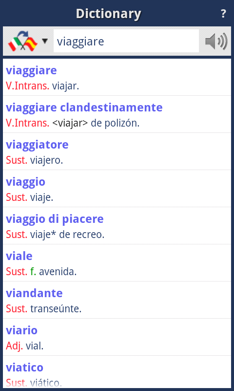 Traduttore Dallo Spagnolo All'italiano Traduttore Spagnolo (Offline):Amazon.it:Appstore for Android