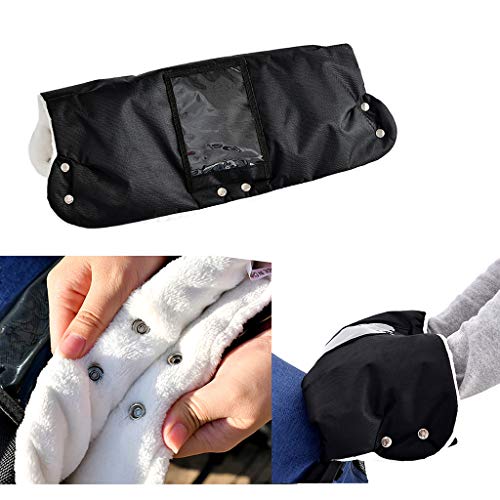 Sikye Waterproof Winter Hand Warmer Glove for Pushchair Cart Baby Stroller Hand Muffs Thick Mitten Windproof