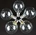 G50 Patio String Lights with 25 Clear Globe Bulbs Outdoor Cafe Hanging Lights White Wire - 25 Feet