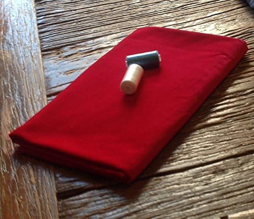 Pre cut 1m piece of LIPSTICK RED Cotton Dressmaking Velvet / Velveteen Fabric: 142 cms Wide, 240gsm...Sold Per Metre