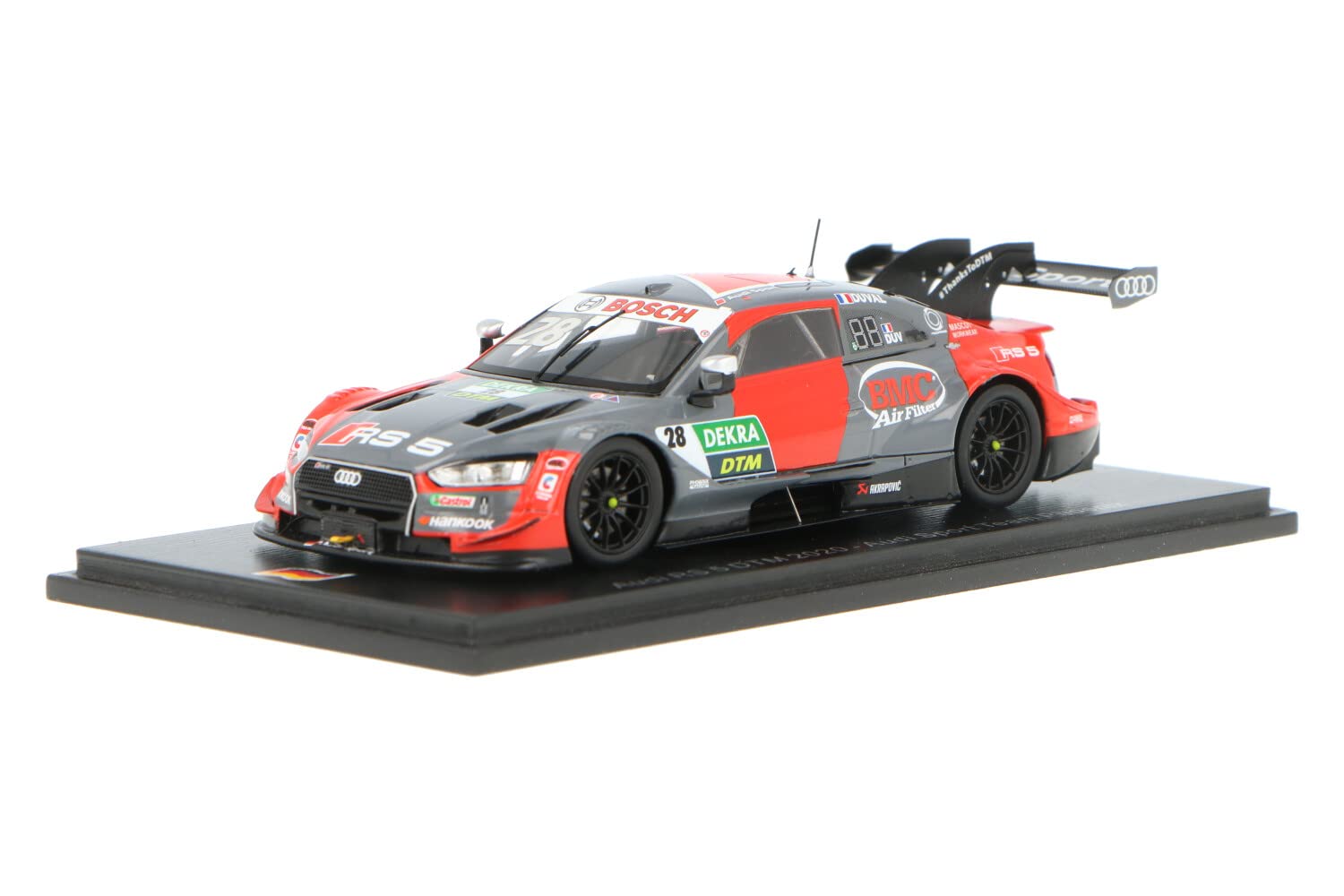 Spark SG653 Miniature Collection Car, Silver/Red