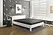 Ameriwood Home Signature Sleep Essential 6 Inch Coil Mattress Made with CertiPUR-US Certified Foam, 6 Inch Full Mattress, Black