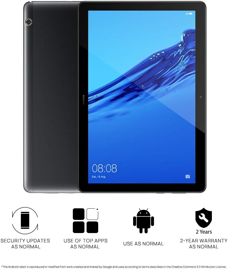 HUAWEI MediaPad T5, 10.1” Android 8.0 Tablet, 1080P Full HD Display, Kirin 695 Octa-Core Processor, RAM 2GB, ROM 16GB - Image 3