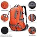 G4Free 50L Hiking Backpack Waterproof Daypack Outdoor Camping Climbing Backpack with Rain Cover for Men Women