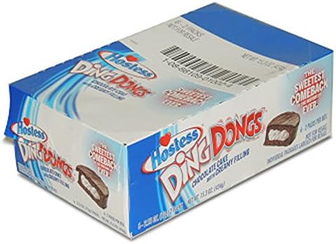 Hostess, Chocolate Ding Dong, Count 6 (2.55 oz) - Cakes & Muffins / Grab Varieties & Flavors