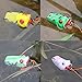 Fishing Lures Topwater Floating Weedless Lure Frog Baits with Double Sharp Hooks Soft Bait for Bass Snakehead Salmon Freshwater Saltwater Fishing (Mix Style)